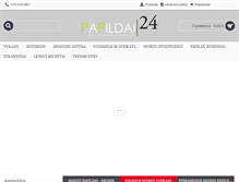Tablet Screenshot of papildai24.lt